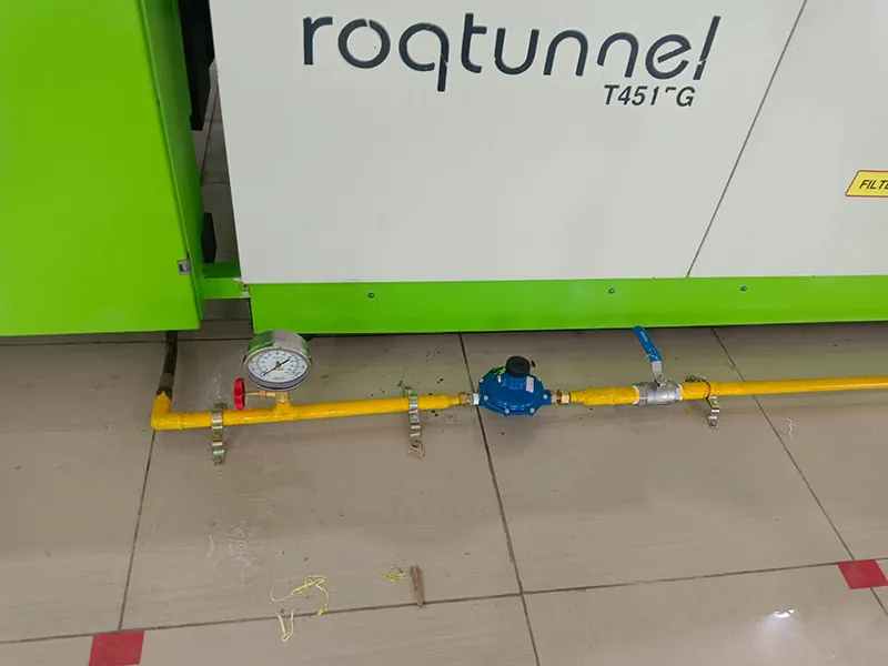 Industrial gas pipeline network installation by Bisarre Solutions